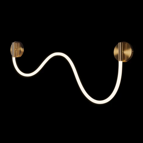 Настенный светильник светодиодный с гибким неоном Loft It Thread 10388W Brass (220V)