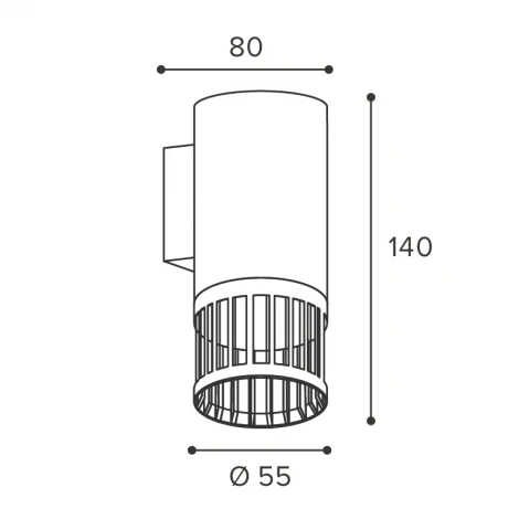 Настенный светильник Wolta WSL-GU10/W19W под лампу GU10 Белый PORTA