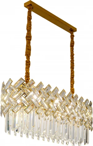 Подвесная люстра Zortes Dia ZRS.01277.12 (220V, хрусталь, на цепи, IP21)