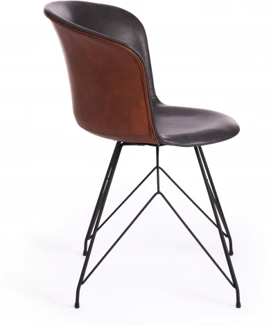 Стул KRANZ (mod. 9322М) экокожа / пластик , 53 х 55 45 76,5, Grey (Cерый) 7 Brown (Коричневый) 9 черный Tetchair 15513