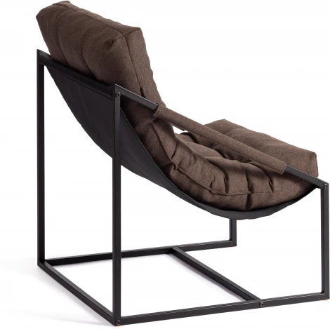 Кресло Charli / Чарли без подлокотника Tetchair (Рогожка/Коричневый) арт.24901