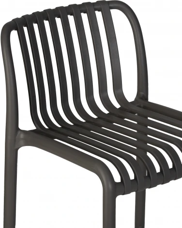 Стул полубарный CHLOE (темно-серый)