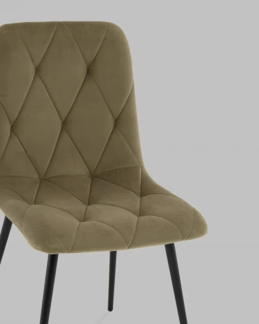 Стул Одди Diamond велюр пыльно-оливковый Stool Group арт.УТ000041444
