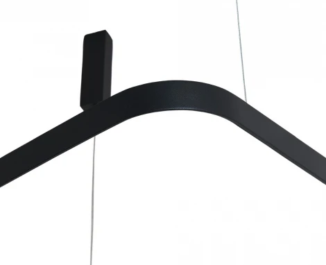 Подвесной светильник светодиодный Italline IT013-6031 black 3000K (220V, на тросе)