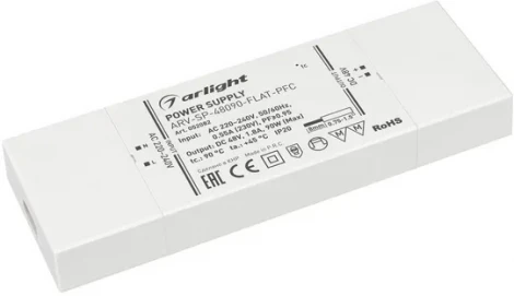 Блок питания ARV-SP-48090-FLAT-PFC (48V, 1.8A, 90W) (Arlight, IP20 Пластик, 5 лет) 052082