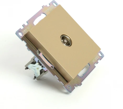 ТВ-розетка (золото) Stekker Катрин 49228