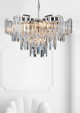 Подвесная люстра Lumien Hall Julen LH0065/8H-CR-CL