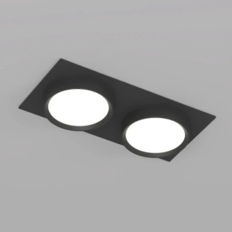 Встраиваемый светильник Denkirs Flat DK2092-BK (220V)
