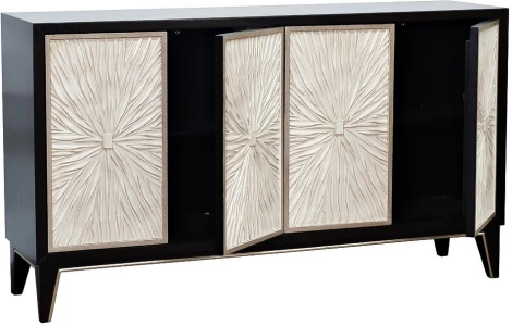 Комод с деревянными ножками 157*41*90см Garda Decor арт.ART-2921-SA