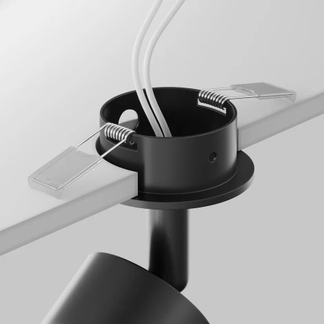 Потолочный светильник Focus GU10 1x50Вт Maytoni Technical C018CL-01B (220V, круглые)