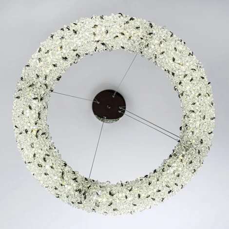 Подвесной светильник светодиодный хрустальный с регулировкой цветовой температуры Modelux MODESTYLE MS.6000.600 CR