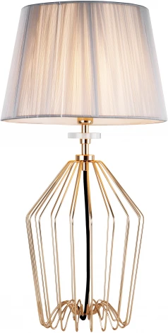Интерьерная настольная лампа Favourite Sade 2690-1T (220V, клетка)