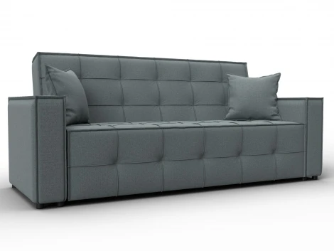 Диван-книжка Лига-067 (ДВП,Дерево/Пластик/Рогожка/Серый) Лига Диванов 129827