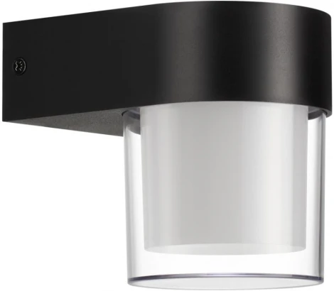 Настенный светильник уличный Novotech Opal 359297 STREET черный IP65 LED 5W 4000K 220V (круглые)