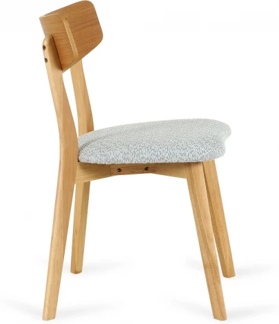 Стул Oxville ОГОГО Обстановочка! (Массив дерева,Букле/Светло-серый) арт.920342