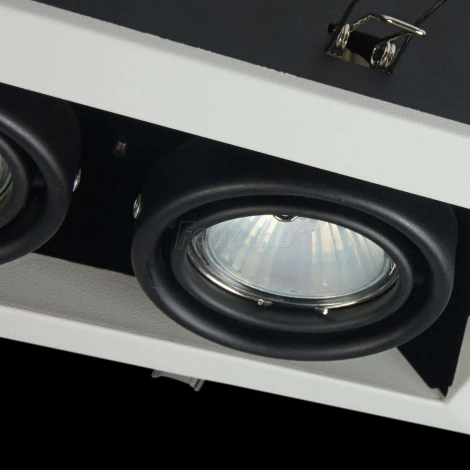 Встраиваемый светильник Metal Modern GU10 2x50Вт Maytoni Technical DL008-2-02-W (220V)