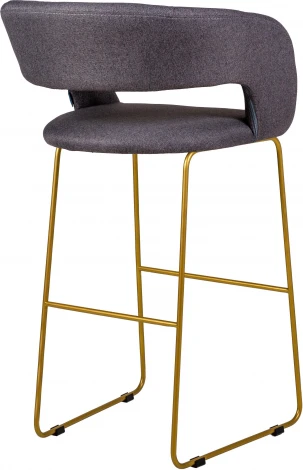Кресло бар. Hugs Тм.Сер/Link Золото R-Home арт.41023110032h_ТмСер_БАР