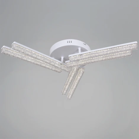 Потолочная люстра светодиодная на штанге с регулировкой цветовой температуры, яркости и ночным режимом Reluce 58290-0.3-06 WH