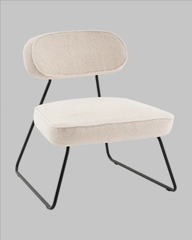 Кресло Kate new ткань букле бежевый Stool Group арт.УТ000041265