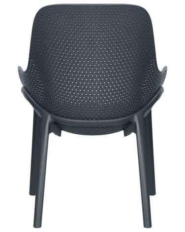 Набор 4 шт Кресло DOBRIN LONZO (антрацит (GR-12) с УФ-защитой)