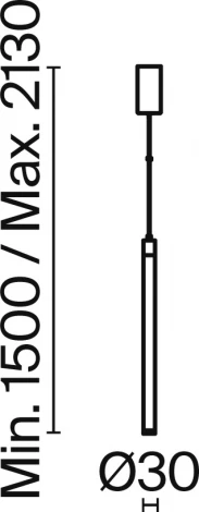 Подвесной светильник Ray 3000К 10Вт LED Maytoni Technical P022PL-L10W (220V, на проводе, круглые)