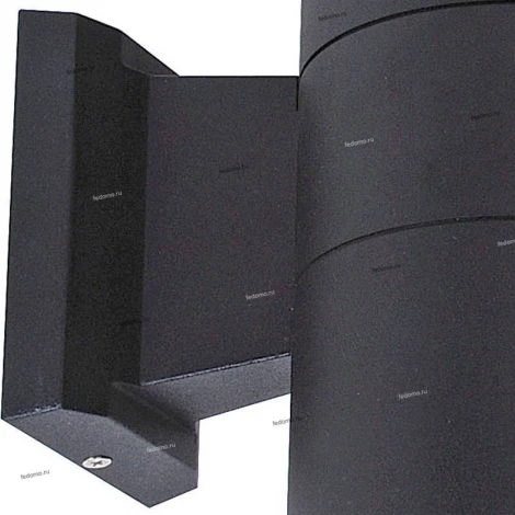 Светильник настенный уличный Horoz Manolya, 2 плафона, черный с прозрачным