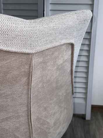 Стул PONTUS 360 град. поворот. KN01-05 Бежевый/ BZ1046-11 Бежевый/ Шоколадное золото, ®DISAUR