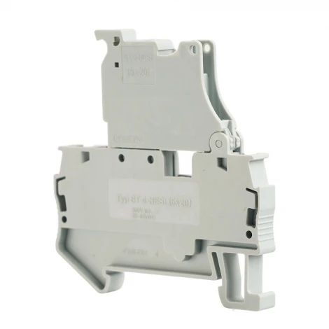 Зажим пружинный 2-х проводной проходной Stekker 50188