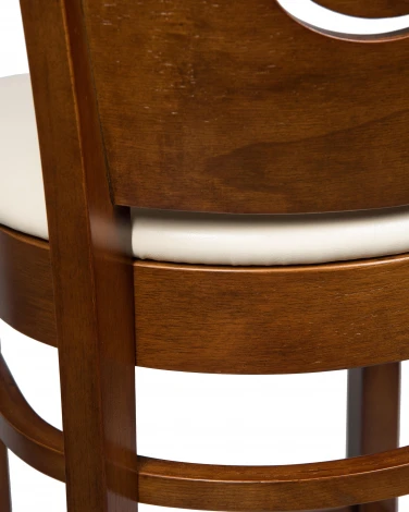 Стул барный JERRY BAR (шоколад, кремовый)