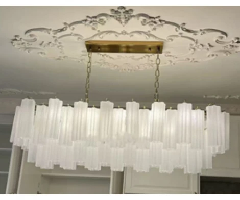 Подвесная люстра Kink Light Лайли 07730-120,20 бронза/белый