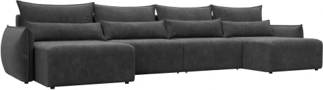 Диван П-образный Лига-051 НПБ Лонг Лига Диванов (Велюр) арт.128735