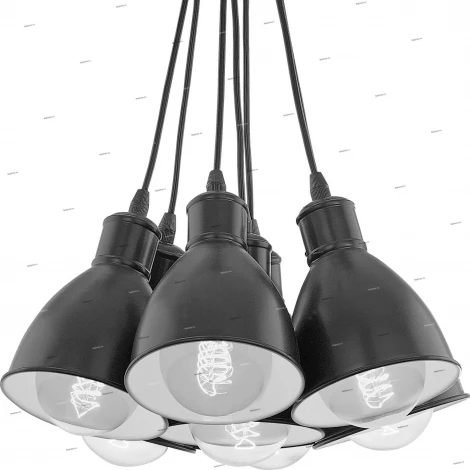 Подвесной светильник Eglo Priddy 49467 (220V, на проводе, круглые, паук)