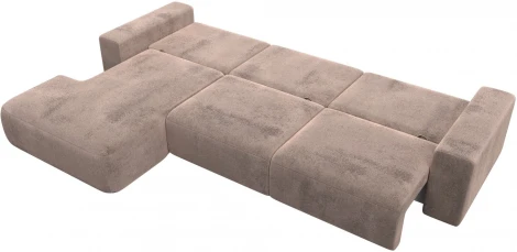 Диван угловой Лига-036 НПБ Классик Лонг левый угол Лига Диванов (Велюр) арт.127795L