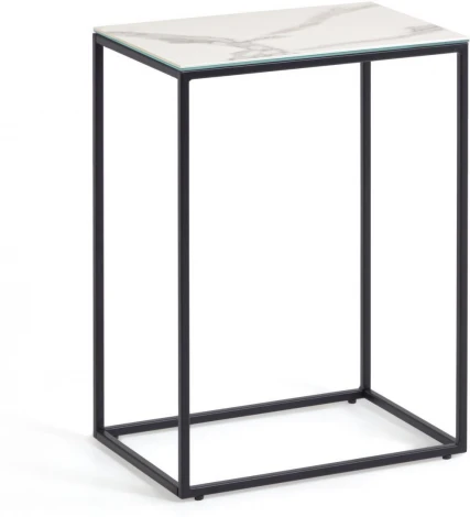 Журнальный столик Rewena с керамической столешницей 45 x 30 см La Forma (ex Julia Grup) арт.100639