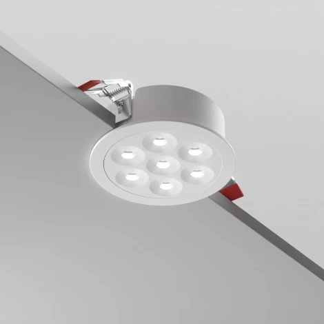 Встраиваемый светильник потолочный 10W белый Elektrostandard Rayn 15278/LED
