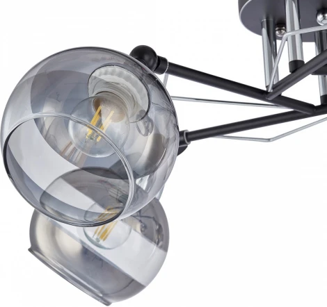 Потолочная люстра на штанге Arte Milano AMALFI-323685 323685/5B BK+CR (220V)