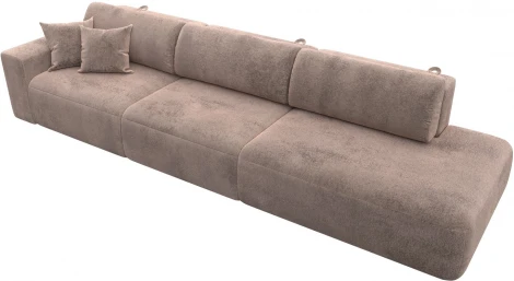 Диван прямой Лига-036 НПБ Модерн Лонг подлокотник слева Лига Диванов (Велюр) арт.127695L