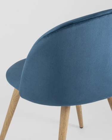 Стул Stool Group Лион велюр голубой УТ000002226