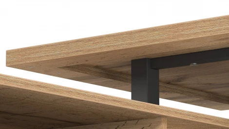 Стол рабочий универсальный Калифорния Хардвиг 1200 ЛДСП Дуб вотан 3997061203