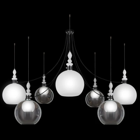 Подвесная люстра 33 Идеи PND182.07.17CH.003BL-M62TW (220V, на тросе, паук)