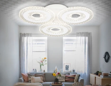 Потолочная люстра Ambrella ACRYLICA FA4001 (LED, 220V, пульт управления)