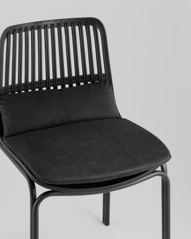 Стул Louran с подушкой чёрный Stool Group УТ000042272