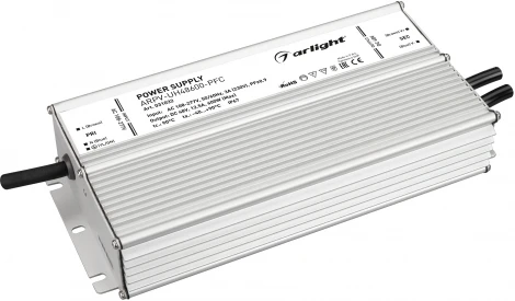 Блок питания ARPV-UH48600-PFC (48V, 12.5A, 600W) (Arlight, IP67 Металл, 7 лет) 031032