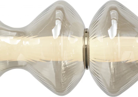 Подвесной светильник ST Luce Spine SL6136.223.01 золото/коньячный LED 1*22W 3000K (220V, на тросе)