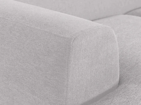 Диван Portofino 2-х местный ОГОГО (арт.753050), (Велюр/Светло-серый)