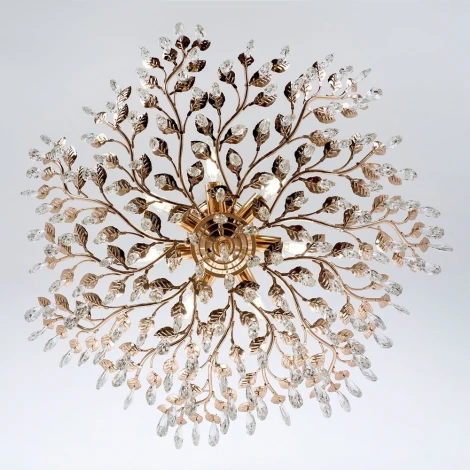 Подвесная люстра хрустальная Modelux MODELUX ML.6747.8 GD