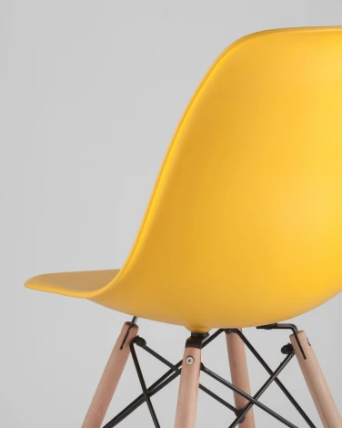 Стул Stool Group Eames DSW желтый УТ000000270