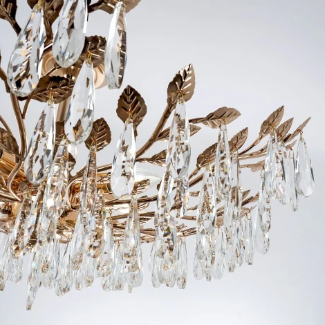 Подвесная люстра хрустальная Modelux MODELUX ML.6747.7 GD