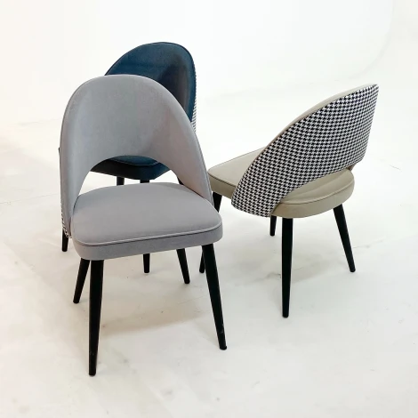 Обеденный стул M-City FLAVOUR GREY, велюр