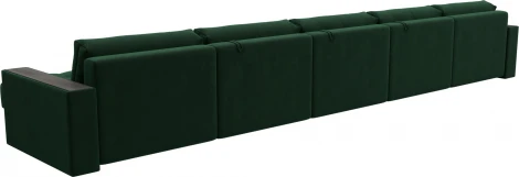 Диван П-образный с декором Лига-049 НПБ Мегалонг Лига Диванов (Велюр) арт.128525